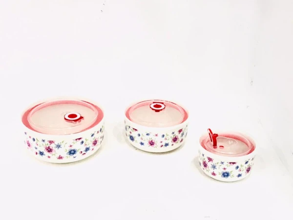 set de 3 pozuelos de ceramica y silicona's foto | VLALEX DHABANERAS SURL |  BizneCubano