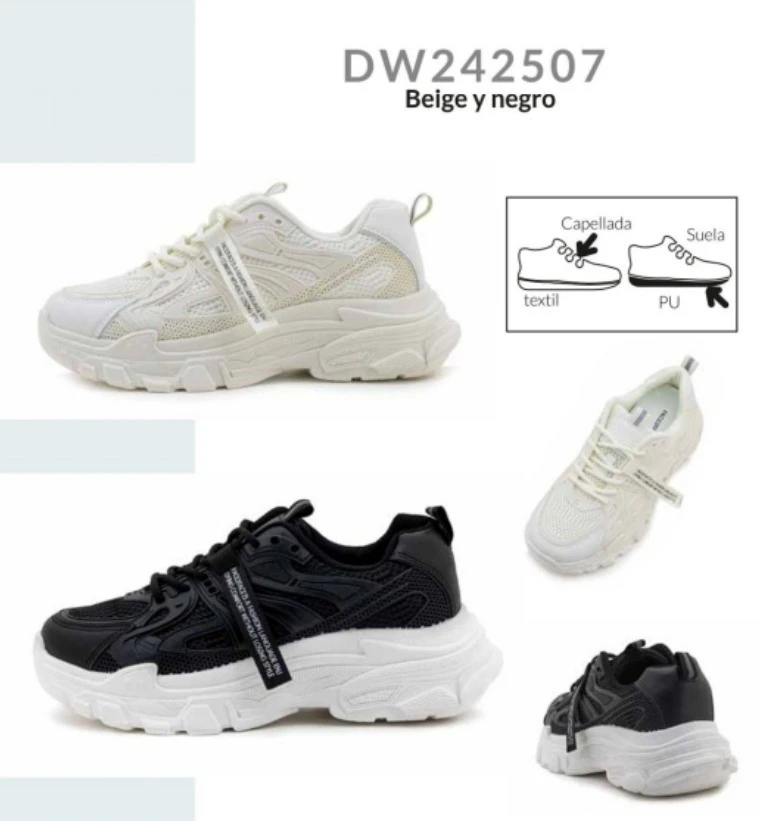 ZAPATILLAS PARA DAMA DW242507's foto | VLALEX DHABANERAS SURL |  BizneCubano